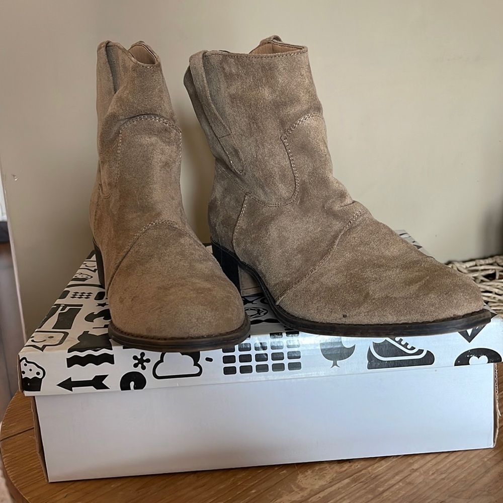Tan Booties
